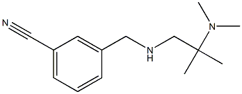 3-({[2-(dimethylamino)-2-methylpropyl]amino}methyl)benzonitrile Structure
