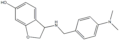 3-({[4-(dimethylamino)phenyl]methyl}amino)-2,3-dihydro-1-benzofuran-6-ol Structure