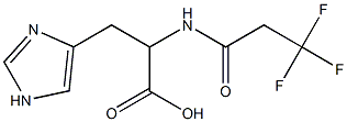 3-(1H-imidazol-4-yl)-2-[(3,3,3-trifluoropropanoyl)amino]propanoic acid 구조식 이미지