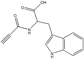 3-(1H-indol-3-yl)-2-(propioloylamino)propanoic acid 구조식 이미지