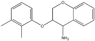 3-(2,3-dimethylphenoxy)-3,4-dihydro-2H-1-benzopyran-4-amine Structure