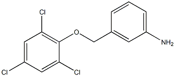 3-(2,4,6-trichlorophenoxymethyl)aniline 구조식 이미지