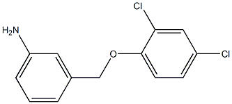 3-(2,4-dichlorophenoxymethyl)aniline 구조식 이미지