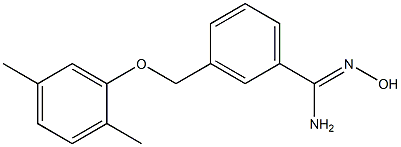 3-(2,5-dimethylphenoxymethyl)-N'-hydroxybenzene-1-carboximidamide 구조식 이미지