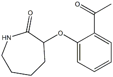 3-(2-acetylphenoxy)azepan-2-one 구조식 이미지