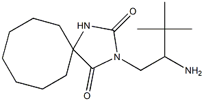 3-(2-amino-3,3-dimethylbutyl)-1,3-diazaspiro[4.7]dodecane-2,4-dione Structure