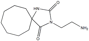 3-(2-aminoethyl)-1,3-diazaspiro[4.7]dodecane-2,4-dione 구조식 이미지