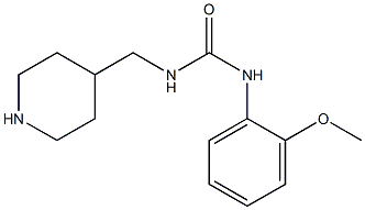 3-(2-methoxyphenyl)-1-(piperidin-4-ylmethyl)urea Structure