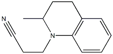 3-(2-methyl-3,4-dihydroquinolin-1(2H)-yl)propanenitrile 구조식 이미지