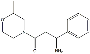 3-(2-methylmorpholin-4-yl)-3-oxo-1-phenylpropan-1-amine Structure