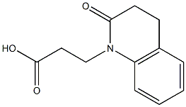 3-(2-oxo-3,4-dihydroquinolin-1(2H)-yl)propanoic acid 구조식 이미지