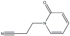 3-(2-oxopyridin-1(2H)-yl)propanenitrile 구조식 이미지