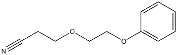 3-(2-phenoxyethoxy)propanenitrile 구조식 이미지