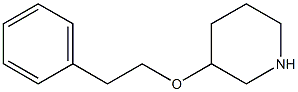 3-(2-phenylethoxy)piperidine 구조식 이미지