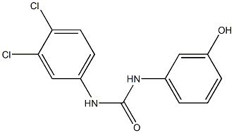 3-(3,4-dichlorophenyl)-1-(3-hydroxyphenyl)urea Structure