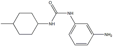 3-(3-aminophenyl)-1-(4-methylcyclohexyl)urea 구조식 이미지