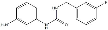 3-(3-aminophenyl)-1-[(3-fluorophenyl)methyl]urea 구조식 이미지