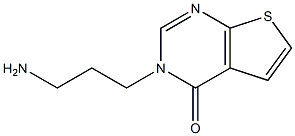 3-(3-aminopropyl)thieno[2,3-d]pyrimidin-4(3H)-one Structure