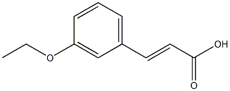 3-(3-ethoxyphenyl)prop-2-enoic acid 구조식 이미지