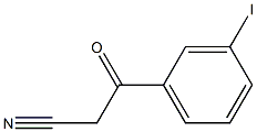 3-(3-iodophenyl)-3-oxopropanenitrile Structure