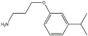 3-(3-isopropylphenoxy)propan-1-amine 구조식 이미지