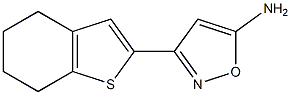 3-(4,5,6,7-tetrahydro-1-benzothiophen-2-yl)-1,2-oxazol-5-amine Structure