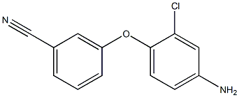 3-(4-amino-2-chlorophenoxy)benzonitrile Structure