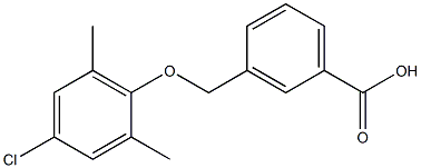 3-(4-chloro-2,6-dimethylphenoxymethyl)benzoic acid 구조식 이미지