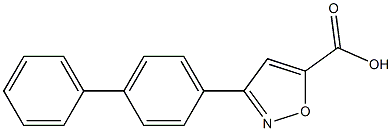 3-(4-phenylphenyl)-1,2-oxazole-5-carboxylic acid Structure