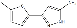 3-(5-methylthien-2-yl)-1H-pyrazol-5-amine Structure