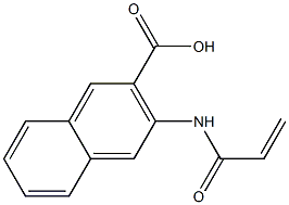 3-(acryloylamino)-2-naphthoic acid 구조식 이미지