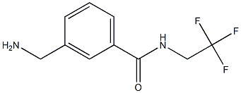 3-(aminomethyl)-N-(2,2,2-trifluoroethyl)benzamide 구조식 이미지