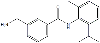 3-(aminomethyl)-N-[2-methyl-6-(propan-2-yl)phenyl]benzamide 구조식 이미지