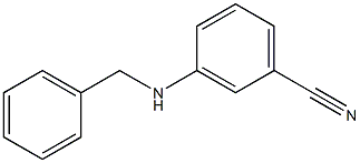 3-(benzylamino)benzonitrile Structure