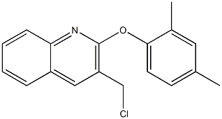 3-(chloromethyl)-2-(2,4-dimethylphenoxy)quinoline 구조식 이미지