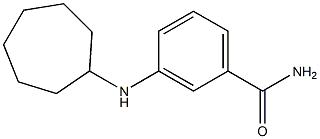 3-(cycloheptylamino)benzamide 구조식 이미지