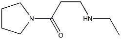 3-(ethylamino)-1-(pyrrolidin-1-yl)propan-1-one Structure