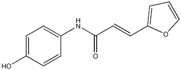 3-(furan-2-yl)-N-(4-hydroxyphenyl)prop-2-enamide Structure