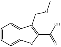 3-(methoxymethyl)-1-benzofuran-2-carboxylic acid Structure