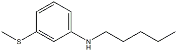 3-(methylsulfanyl)-N-pentylaniline Structure