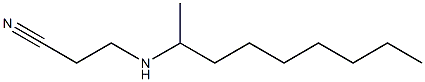 3-(nonan-2-ylamino)propanenitrile Structure