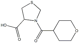 3-(oxan-4-ylcarbonyl)-1,3-thiazolidine-4-carboxylic acid 구조식 이미지