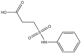 3-(phenylsulfamoyl)propanoic acid 구조식 이미지