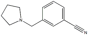 3-(pyrrolidin-1-ylmethyl)benzonitrile Structure