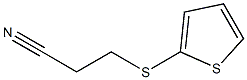 3-(thiophen-2-ylsulfanyl)propanenitrile 구조식 이미지