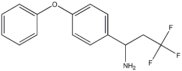3,3,3-trifluoro-1-(4-phenoxyphenyl)propan-1-amine Structure