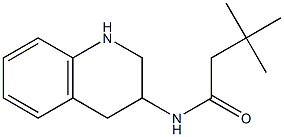 3,3-dimethyl-N-(1,2,3,4-tetrahydroquinolin-3-yl)butanamide Structure