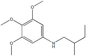 3,4,5-trimethoxy-N-(2-methylbutyl)aniline Structure