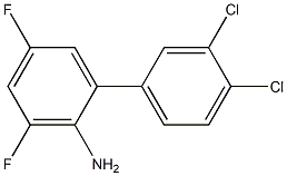 3',4'-dichloro-3,5-difluoro-1,1'-biphenyl-2-amine 구조식 이미지