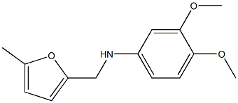 3,4-dimethoxy-N-[(5-methylfuran-2-yl)methyl]aniline 구조식 이미지